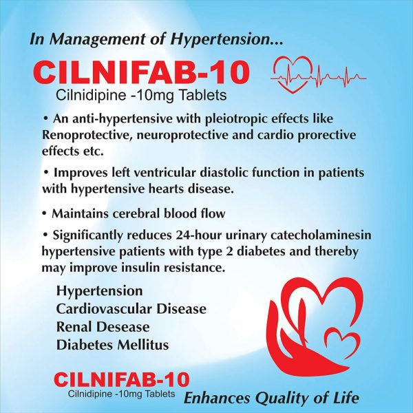 Cilnifab 10 Tablet