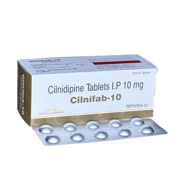 Cilnidipine Tablets I.P 10 mg