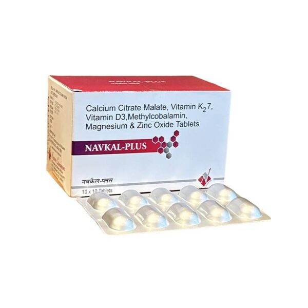 Calcium Citrate Malate, Vitamin K27, Vitamin D3, Methylcobalamin, Magnesium & Zinc Oxide Tablets