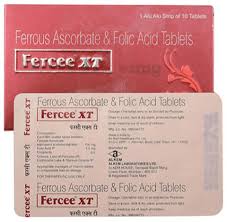 10 Best Folic Acid Tablets in India 9 Fercee XT